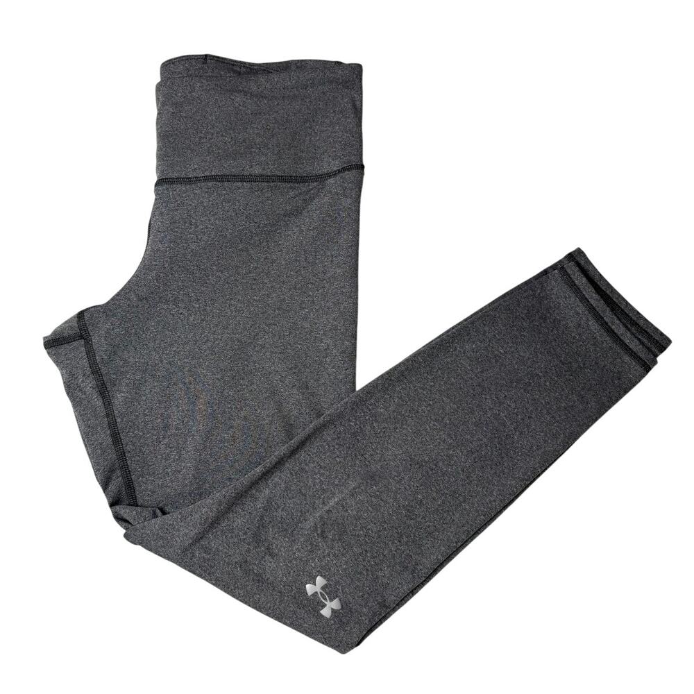 Under Armour Womens ColdGear Compression Leggings Gray Thermal Running L - Picture 8 of 10
